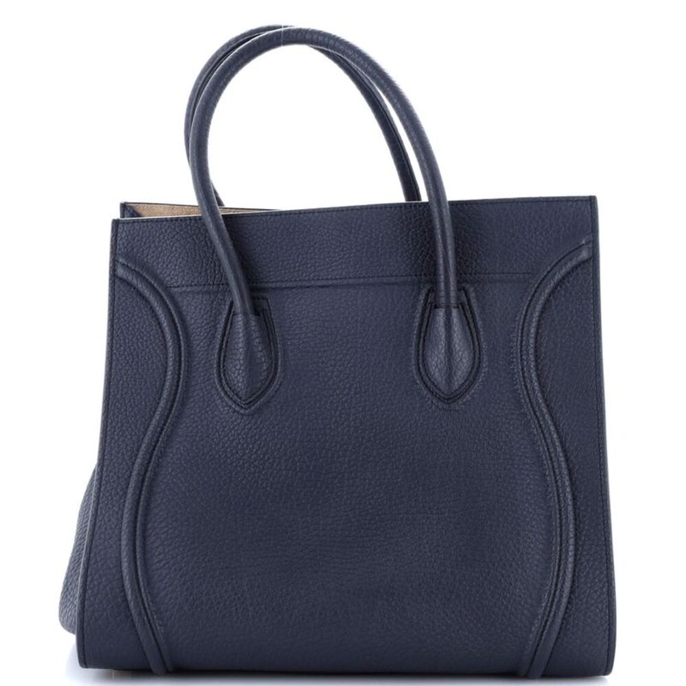 Celine Phantom Bag Grainy Leather Medium Blue - Picture 3 of 7